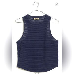 Open Knit Cutaway Tank